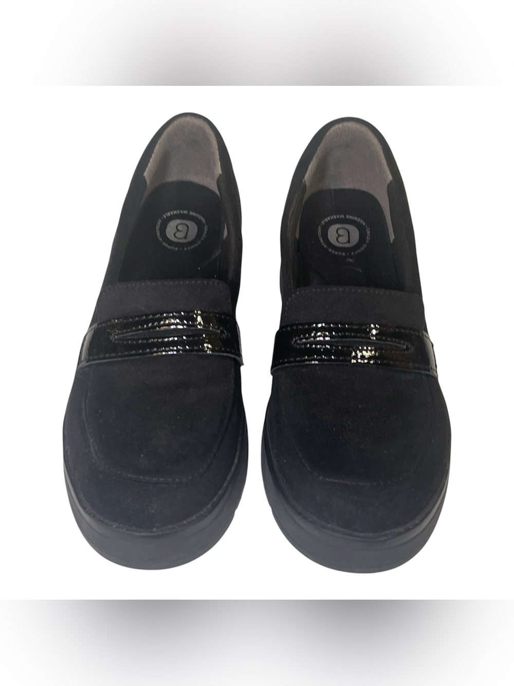 Bzees Premium Fast Track Washable Loafers Black